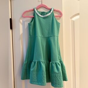 Janie & Jack Green Girls Dress